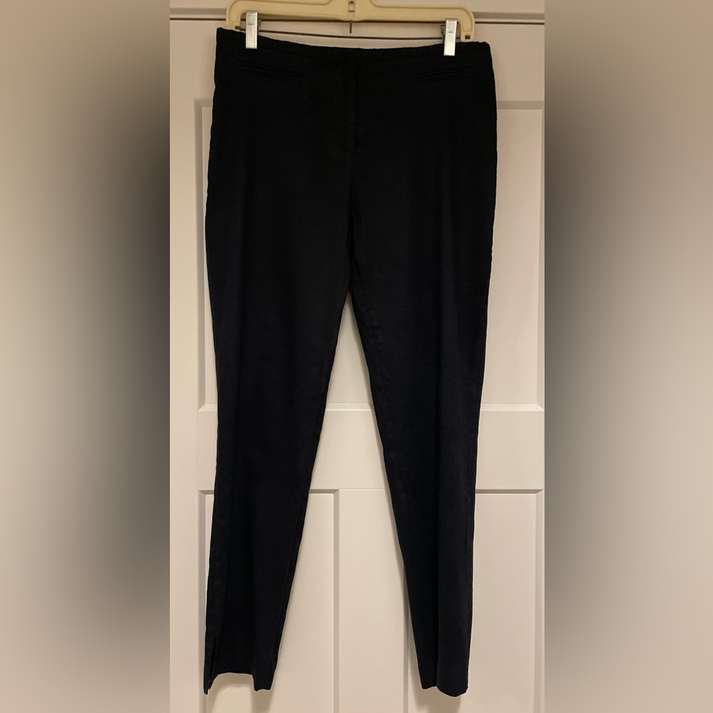 Milly Navy Linen Pants